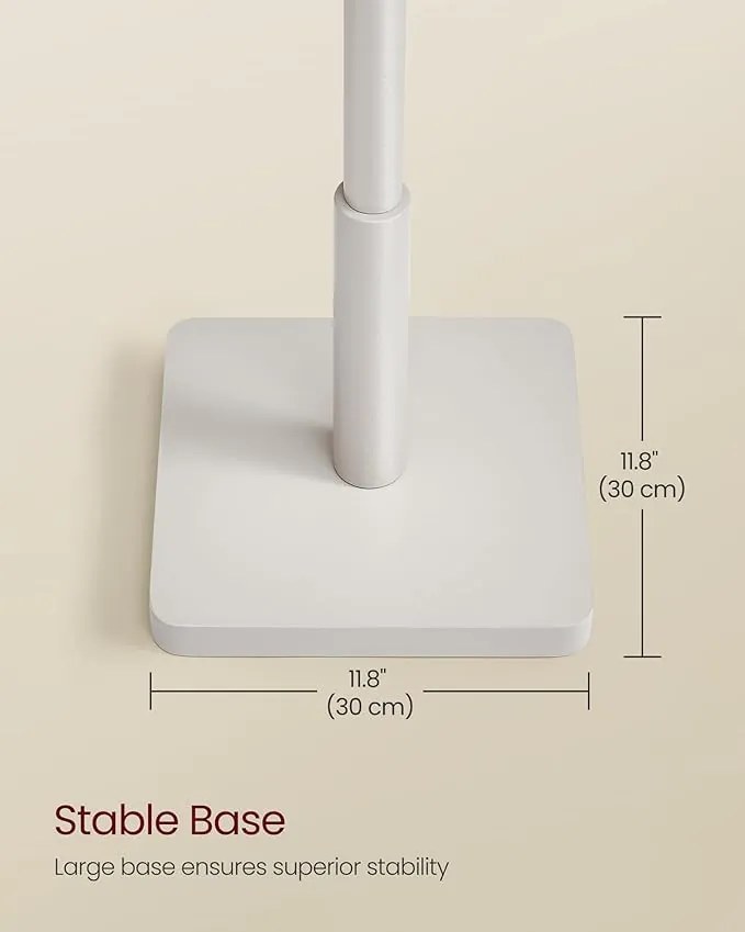 Álló ruhafogas fa 8 akasztóval, cappuccino bézs