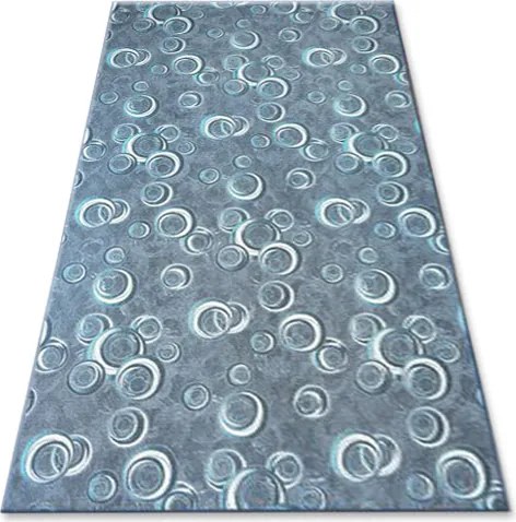 Szőnyeg 170x230 Drops szürke pöttyös kerekek @66709