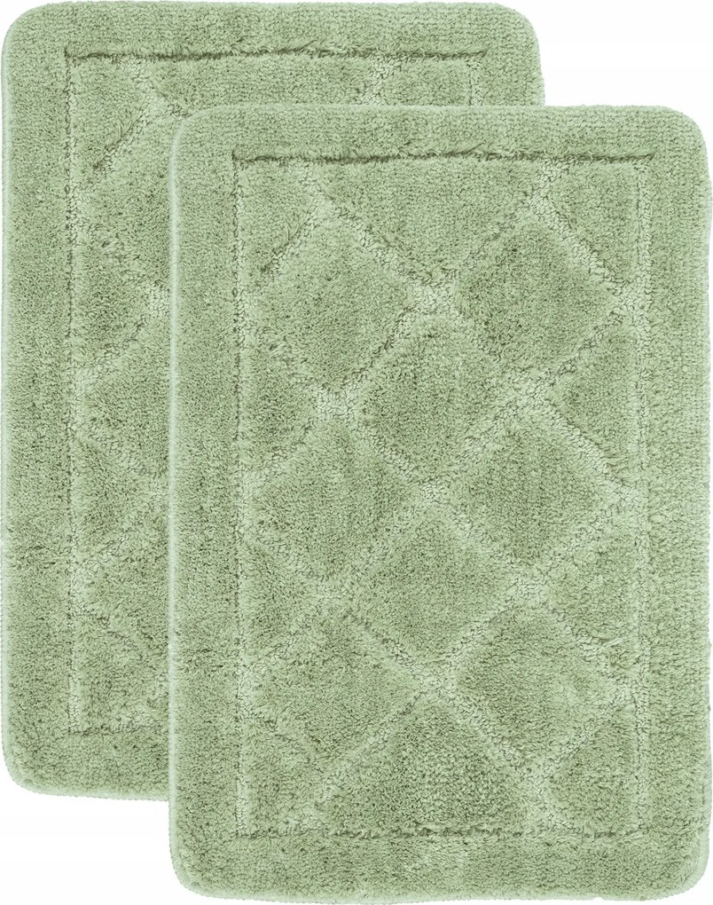 Fürdőszobaszőnyeg szett 2db 40x60cm Csúszásgátló Puha Mosható