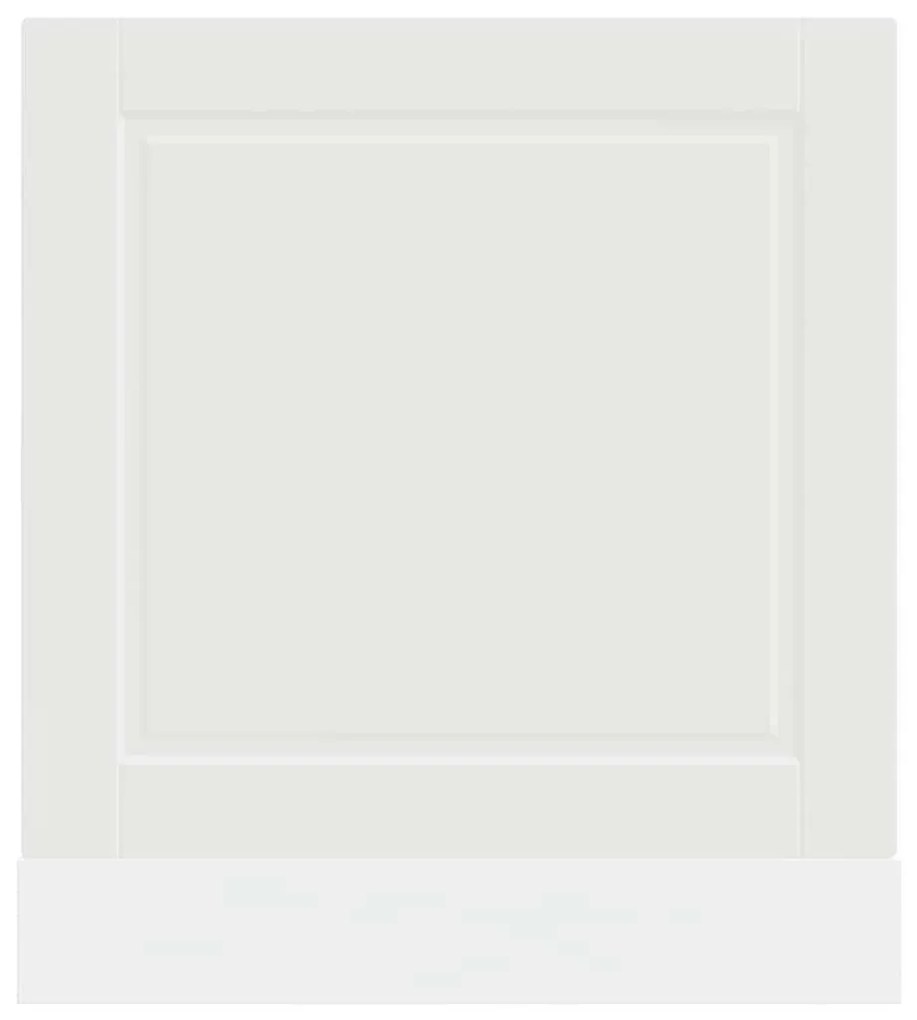 vidaXL mosogatógép panel Porto fehér 60x1,5x67 cm mérnöki fa