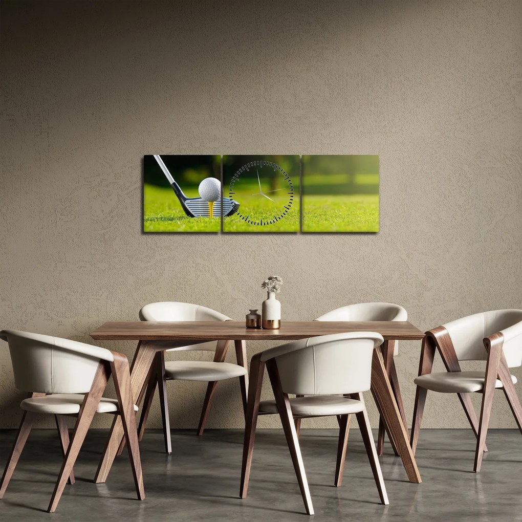 Kép - Golf (órával) (90x30 cm)