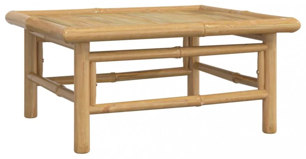 bambusz kerti asztal 65 x 55 x 30 cm