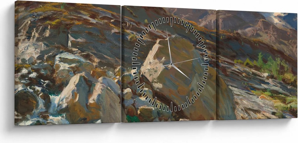 Kép - John Singer Sargent, Simplon Pass, reprodukciók (órával) (90x30 cm)