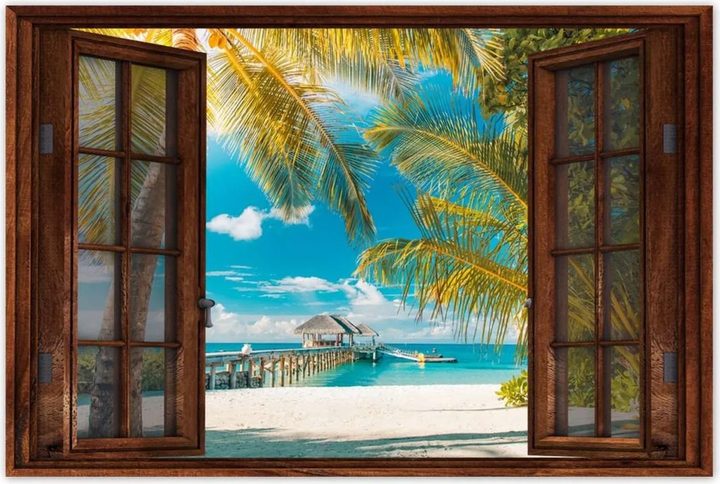 Poszterek 60x40 Trópusok Tájkép Pálma