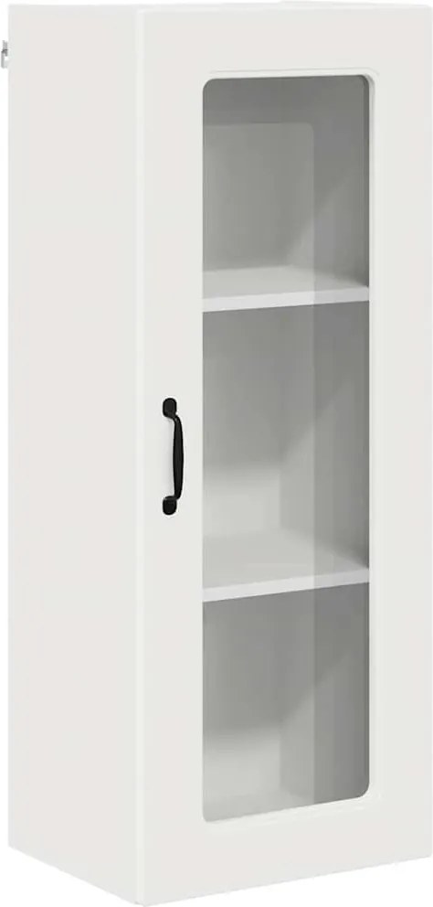 vidaXL Konyhaszekrény tárolóval Kalmar Fehér 40 x 31 x 100 cm Faanyag