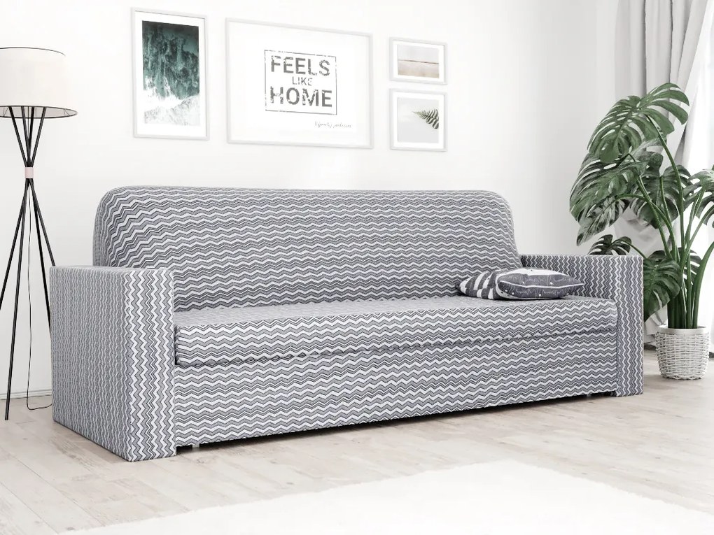 Rugalmas kanapé huzat Waves szürke
