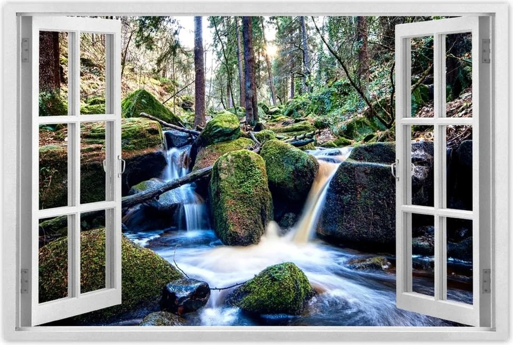 Poszterek 60x40 Hegyi patak Tájkép