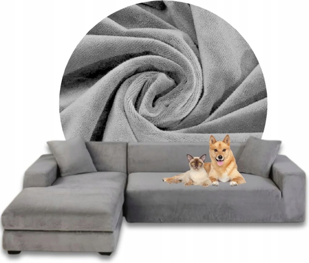 Sarok Huzat Kanapé Velúr Prémium Plüss Bal 2+2OS Oeko-tex