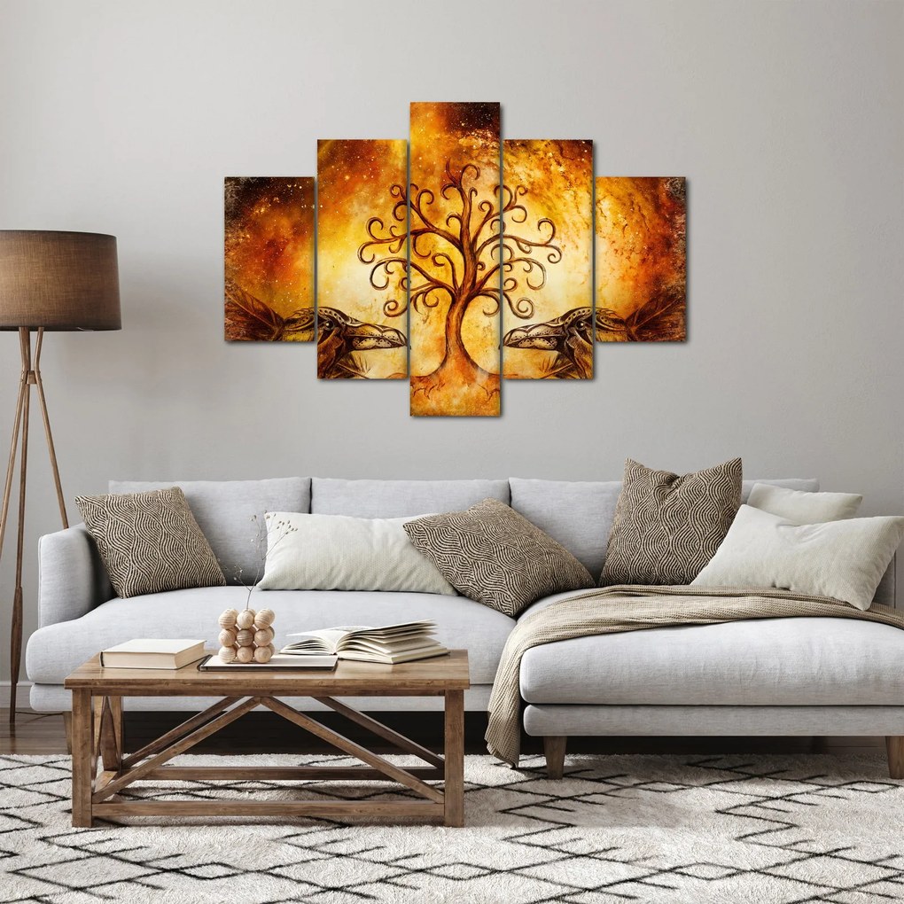 Természetes absztrakt kép fáról (150x105 cm)