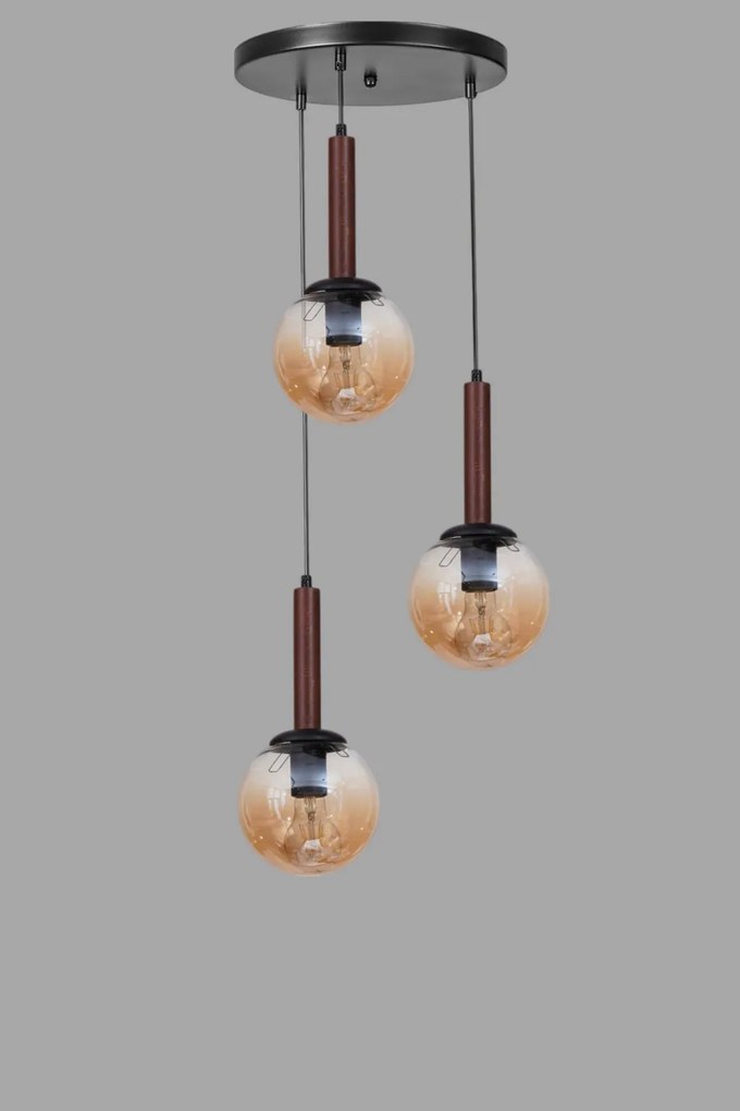Fém függőlámpa, Ø15 cm – TR534LUN6201