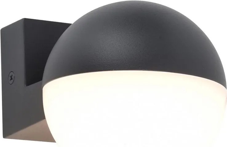 LUTEC 5138002118 LOOMA Modern Kültéri Fali Lámpa Szürke LED IP44