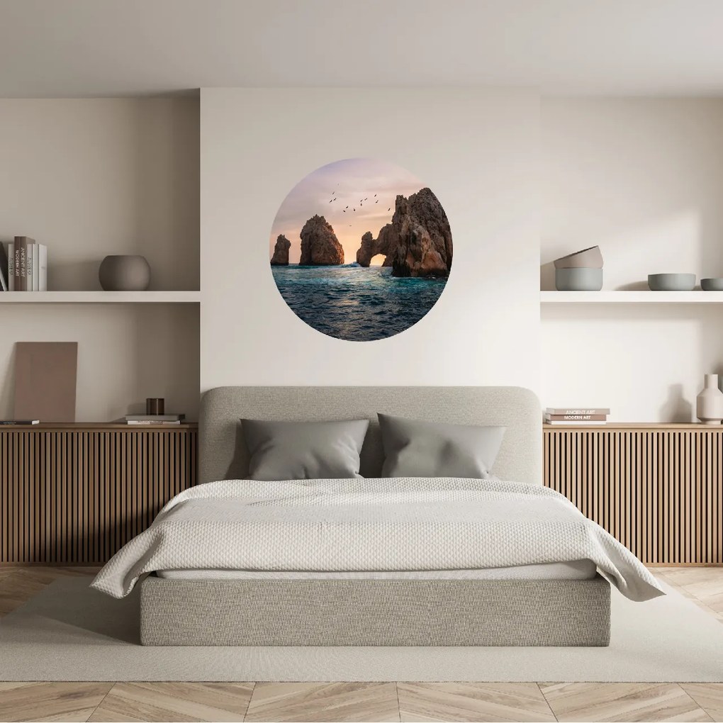 PIPPER. Textil kör alakú falmatrica "Los Cabos" Méret: 120cm