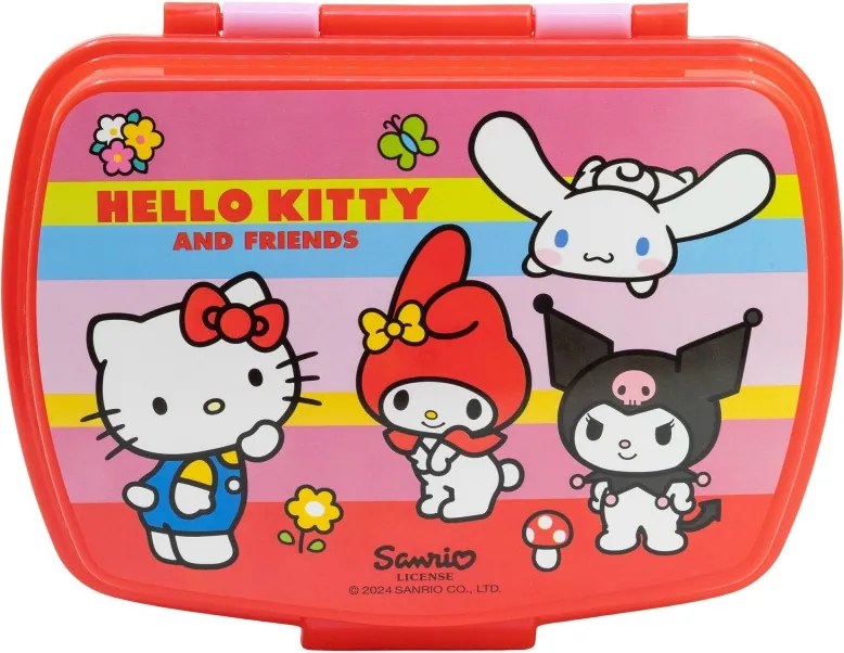 Hello Kitty and Friends funny műanyag szendvicsdoboz