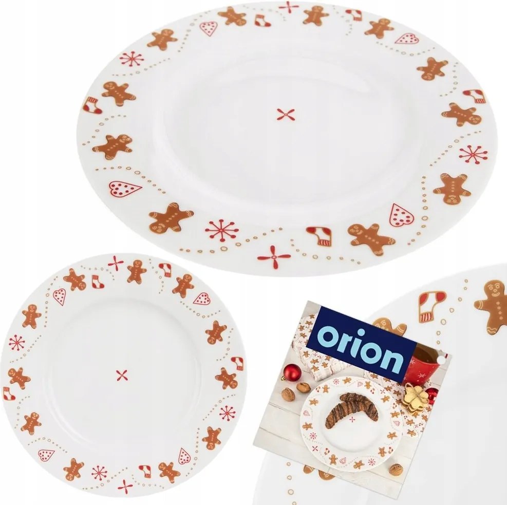 Karácsonyi Desszert Tányér Dekoratív Karácsonyi Dekoráció 20 cm