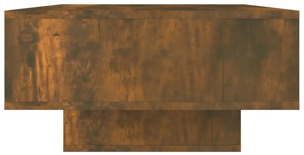 Füstös tölgy színű szerelt fa dohányzóasztal 105 x 55 x 32 cm