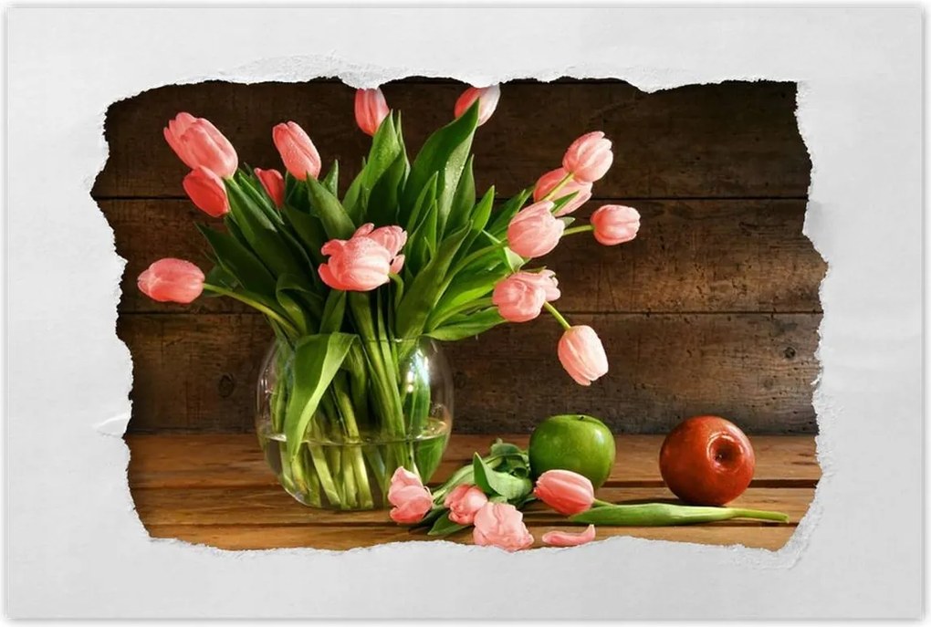 Poszterek 90x60 Piros tulipánok