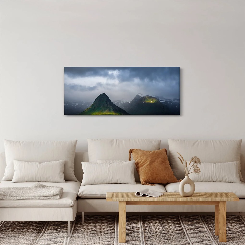 Hegyek képe (120x50 cm)