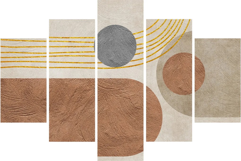 Kép - Modern kollázs (150x105 cm)