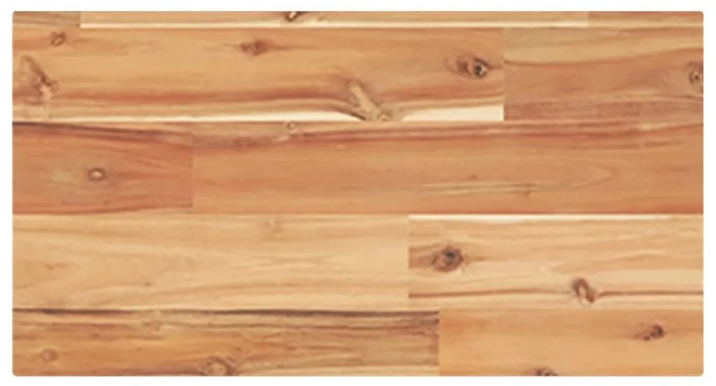 olajbevonatú tömör akácfa függőpolc 40 x 20 x 2 cm