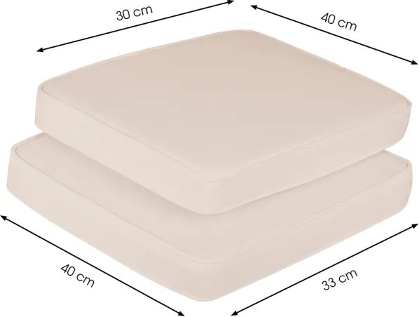 Fieldmann - Erkélyi párnakészlet krém