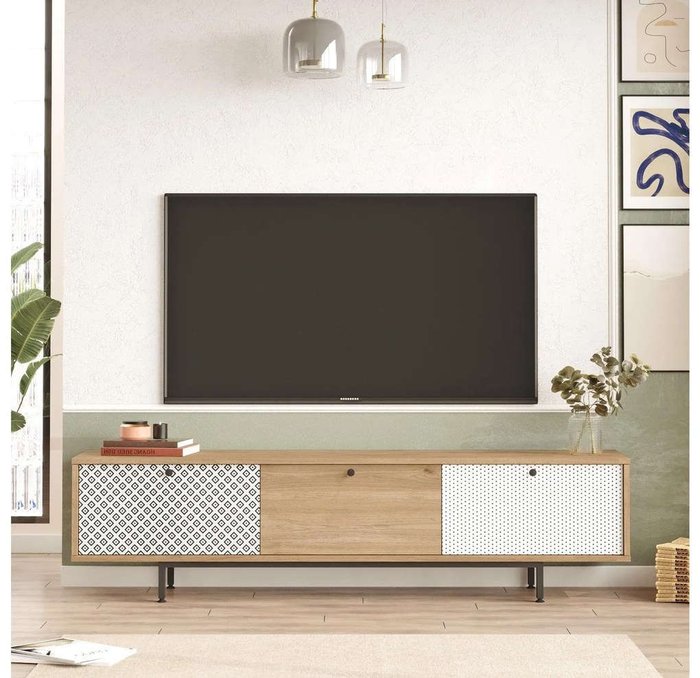 TV asztal/Szekrény Cassius 1 (tölgy) . 1101449