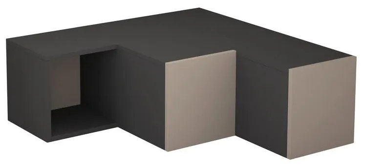 TV szekrény Compact - Anthracite, Light Mocha