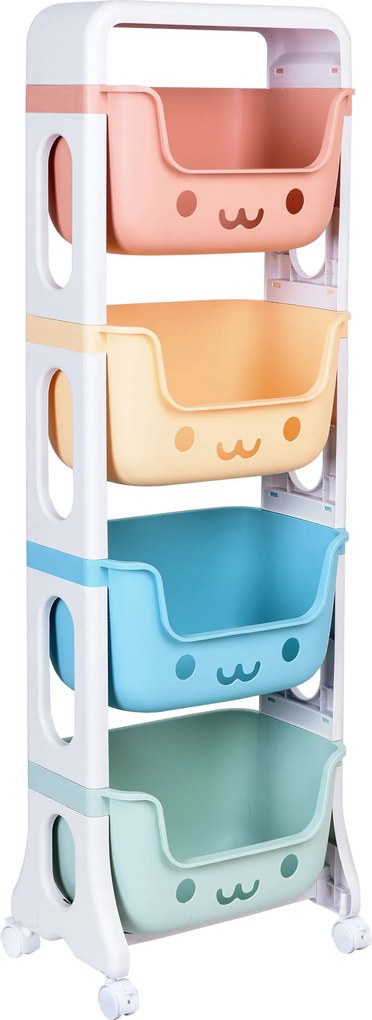 BOBBY gurulós gyerek tárolópolc