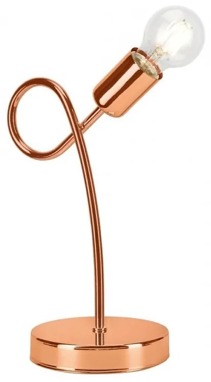 Asztali lámpa CAMILLA 1xE27/60W/230V réz