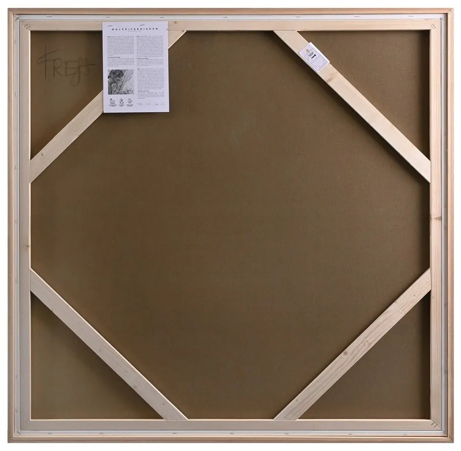 Kézzel festett kép 100x100 cm Trace Of Nature – Malerifabrikken