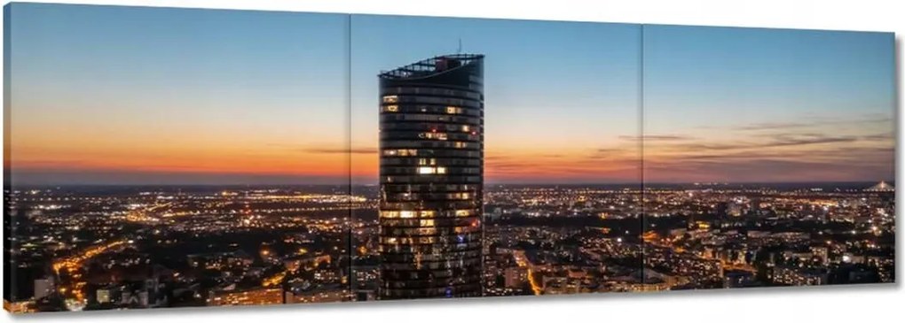 Képek 150x50 Boroszló éjszakai panoráma