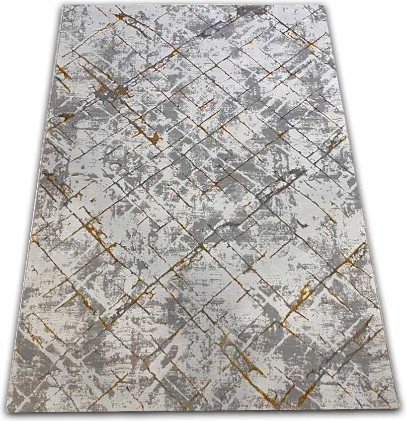 Ezüst Szőnyeg 140X190 Szürke Arany Krémszínű Puha