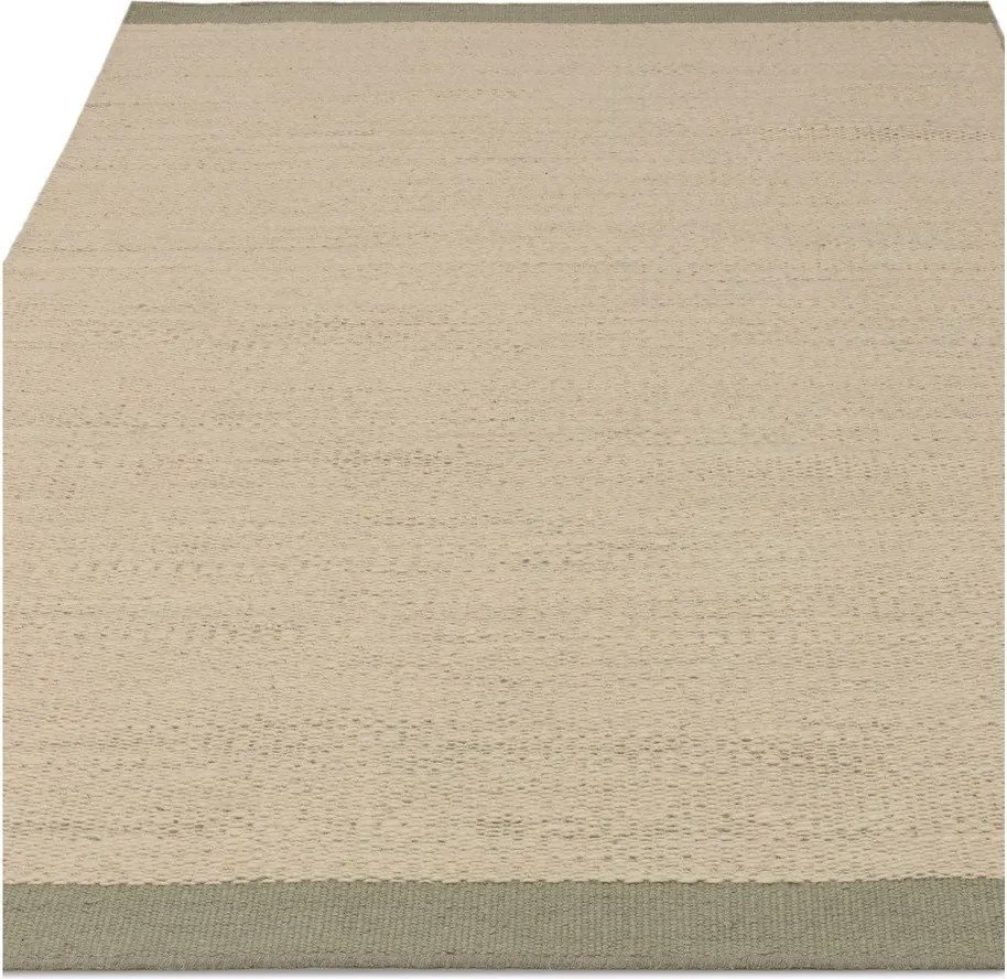 Krémszínű-zsályaszínű kézi szövésű gyapjú szőnyeg 200x290 cm Lima Sage – Asiatic Carpets