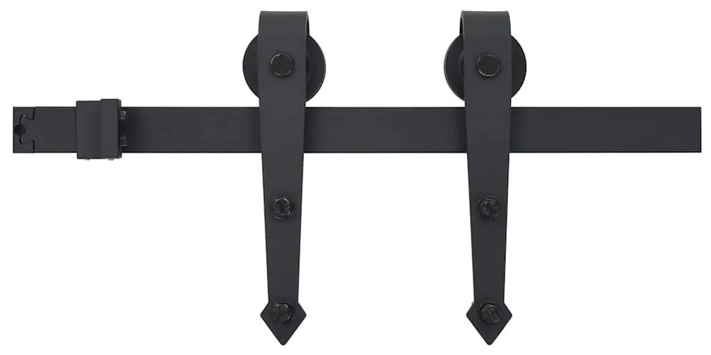 Csúszó ajtó ORKDAL Barna 83 x 232 cm Tömör fenyőfa