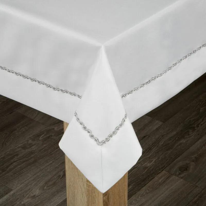 Livia asztalterítő Fehér 145x300 cm