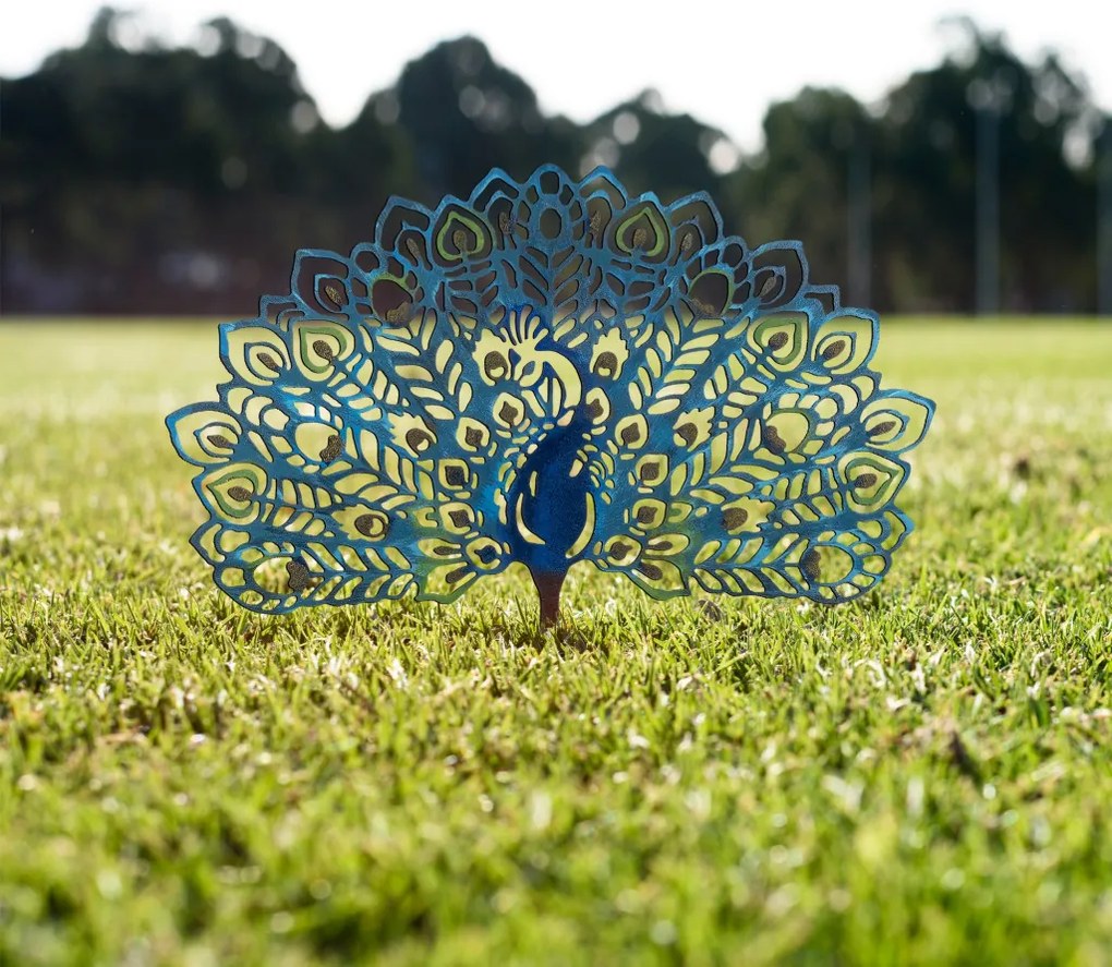 Peacock fém kerti dísztárgy, 60×38 cm – TR565TNL1261