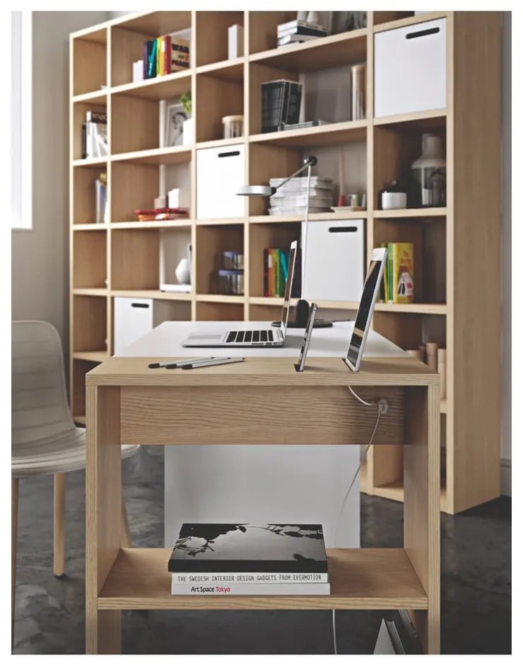 Pombal világosbarna könyvespolc, magasság 224 cm - TemaHome