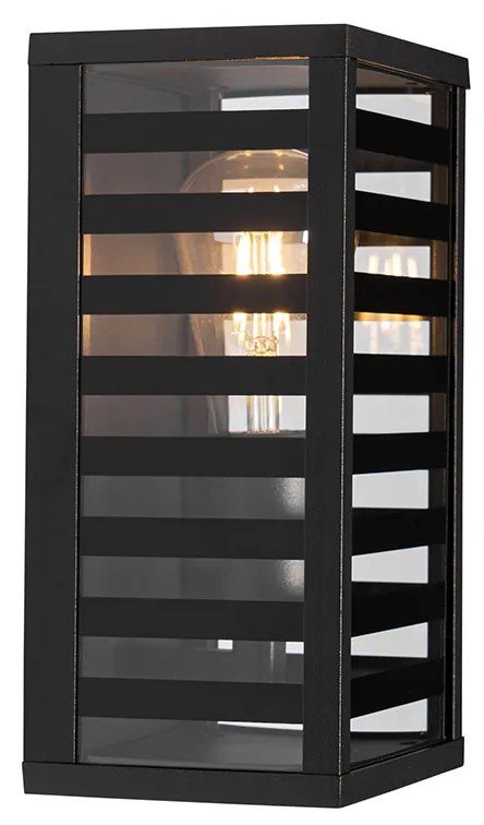 Modern kültéri fali lámpa fekete 26 cm IP44 - Reims