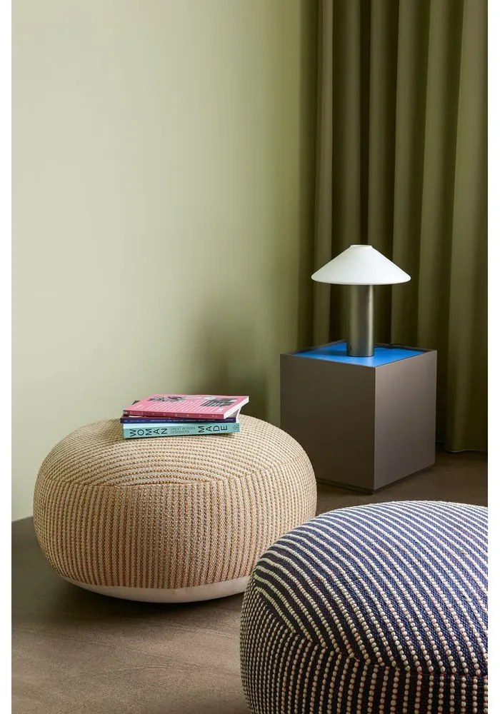 Sötétkék puff Mochi – Hübsch