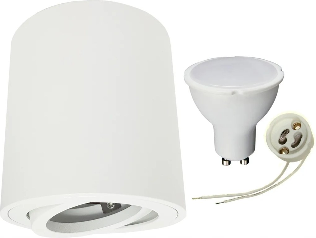 Falra Szerelhető Lámpatest Mozgatható Alu Led Cső GU10 2W