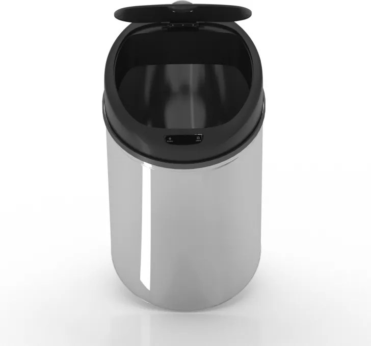 Szenzoros hulladékgyűjtő 40 L ezüst