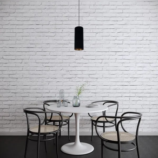 Csillár zsinóron AVALO 1xE27/60W/230V fekete