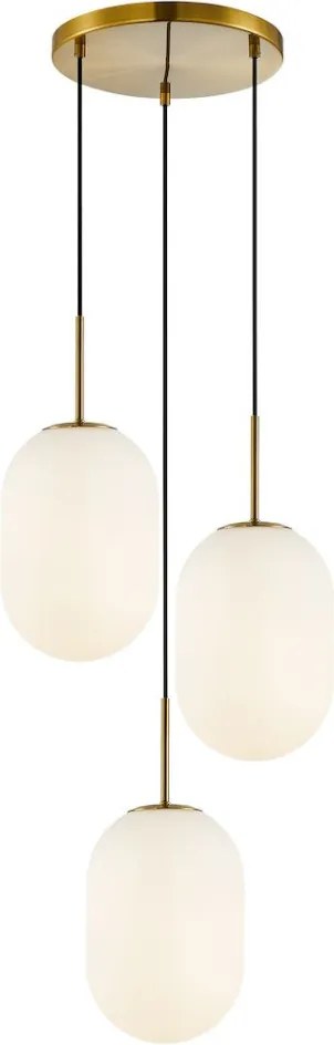 MILAGRO ML0315 ALIAS Többágú Függesztett Lámpa Arany E14 IP20