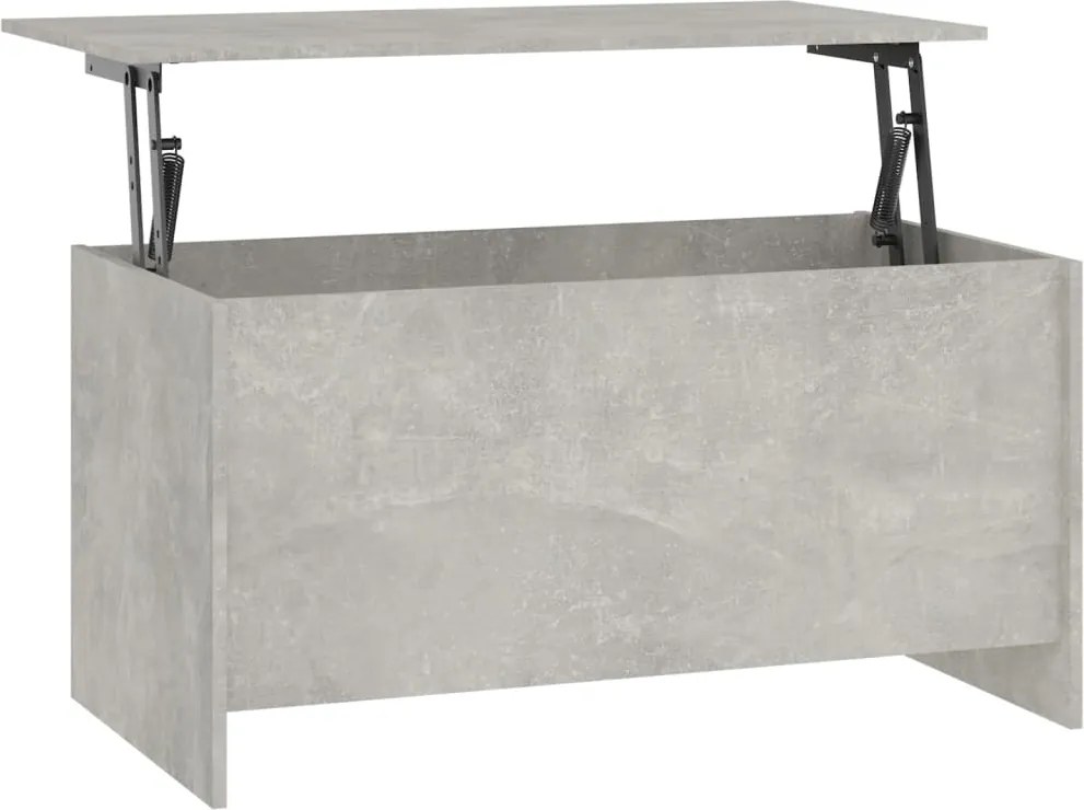 vidaXL betonszürke szerelt fa dohányzóasztal 102 x 55,5 x 52,5 cm