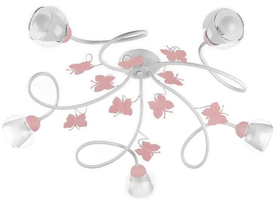 ONLI - Gyerek csillár BUTTERFLY 5xE14/6W/230V