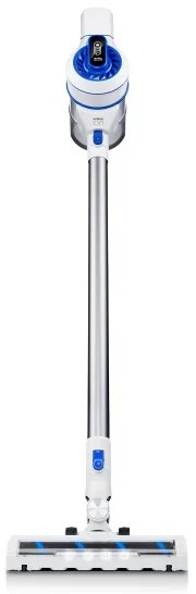 Niceboy ION Hurricane H5- Vezeték nélküli álló porszívó 2in1 150W/2200 mAh fehér/kék