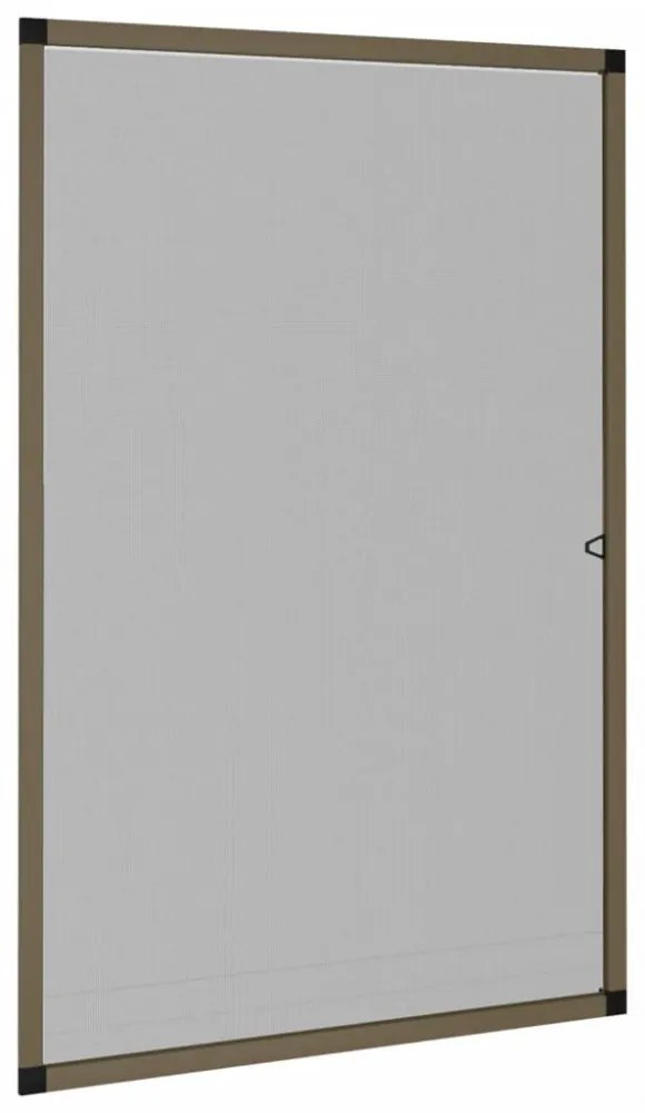 barna ablakszúnyogháló 90x120 cm