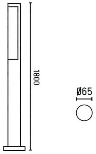 FARO 75524 - LED Kültéri lámpa BERET-3 LED/16W/230V IP54