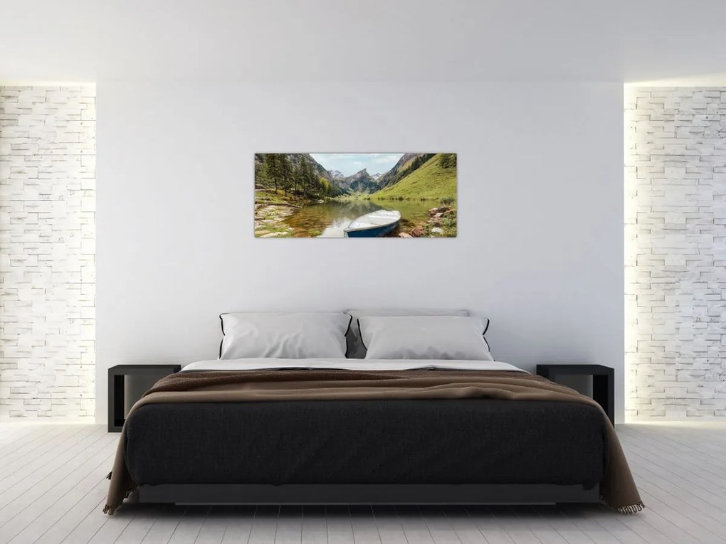 Kép - Seealpsee, svájci tó (120x50 cm)