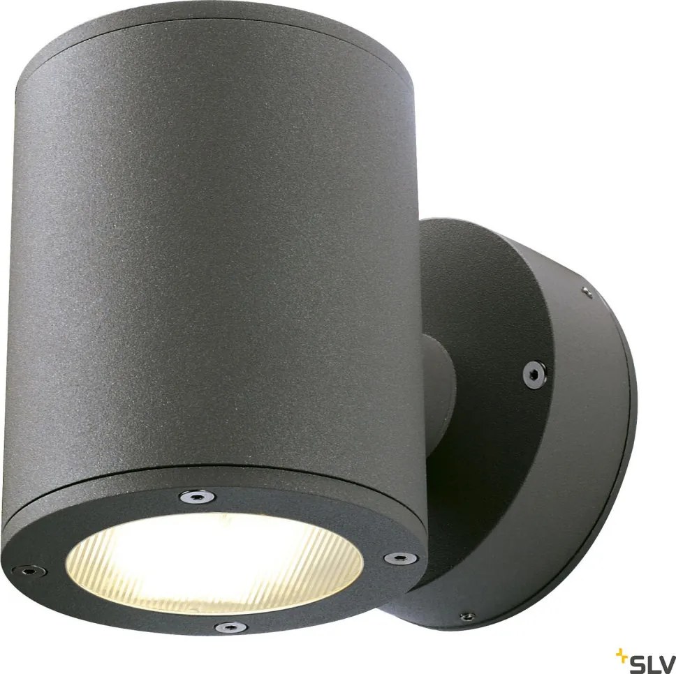SLV 230365 SITRA Modern Kültéri Fali Lámpa Antracit GX53 IP44