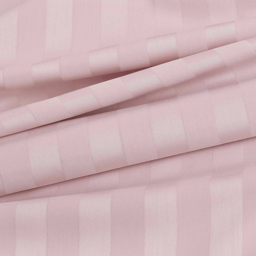 Goldea damaszt párnahuzat - régi rózsaszínű csíkos 50 x 60 cm